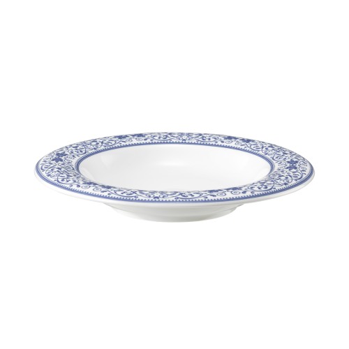 Seltmann Salatteller 19 cm, rund, Form: Savoy, Dekor: 57513 Grand Blue, hohe Kantenschlagfestigkeit, Made in Germany