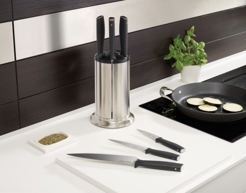 Joseph Joseph Elevate Steel Carousel - 6-teiliges Küchenhelfer-Set inkl. Karussell