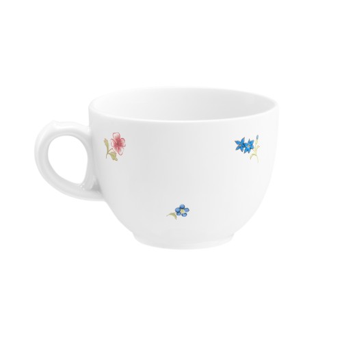 Seltmann Obere zur Kaffeetasse 0,22 l Tulpe, rund, Form: Community, Dekor: 57391 Streublume, hohe Kantenschlagfestigkeit, Made in Germany