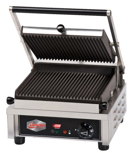 NEUMÄRKER Multi Kontakt Grill I - oben/unten geriffelt zusätzliche Wechselplatten nicht enthalten 326x379x220 mm