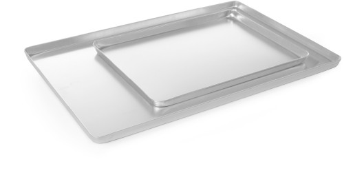 HENDI Vitrinenblech Silber - 400x300x(H)20 mm