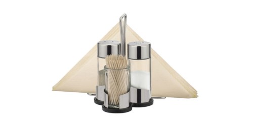 Set Salz-Pfeffer-Zahnstocher-Servietten CLUB