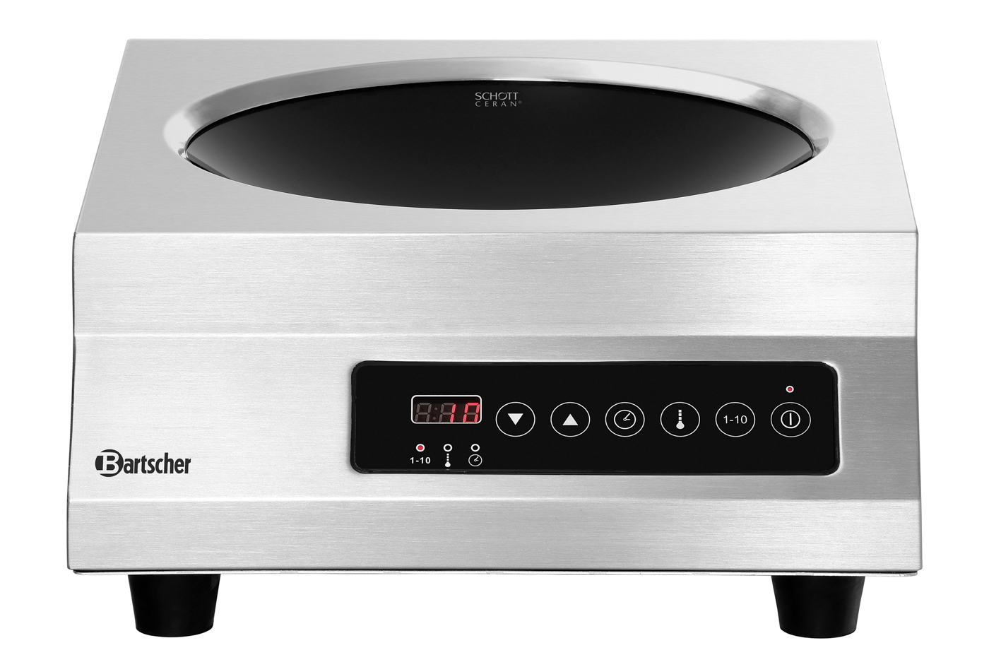 Bartscher Induktionswok IW 35 PRO-2 |Geräte-Anschluss: Steckerfertig | Maße: 35,5 x 44x 16,5 cm. Gewicht: 8,2 kg