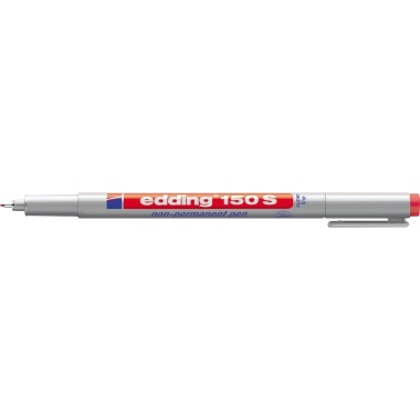 edding Folienstift 150 S 0,3mm rot nicht dokumentenecht