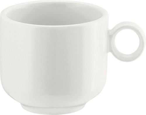 Schönwald Kollektion Shiro, Tasse aus Porzellan, 260 ml, weiß