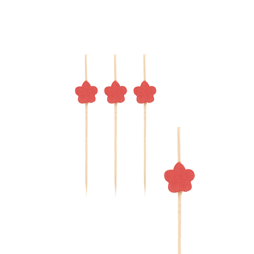 40 Fingerfood - Picker 7 cm "Flower" von PAPSTAR