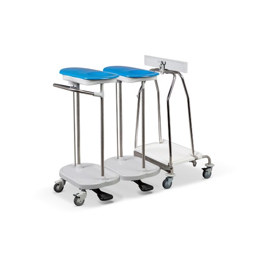 ETHERNASOLID® Kombisammler, inkl. Abfallsammler "Klappi", 2-fach, koppelbar