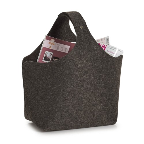 Aufbewahrungskorb, Filz, 32x18x43 cm. Farbe: anthrazit. Mit diesem hochwertigen Korb aus Filz können Sie nicht nur wunderbar Ordnung in Ihren