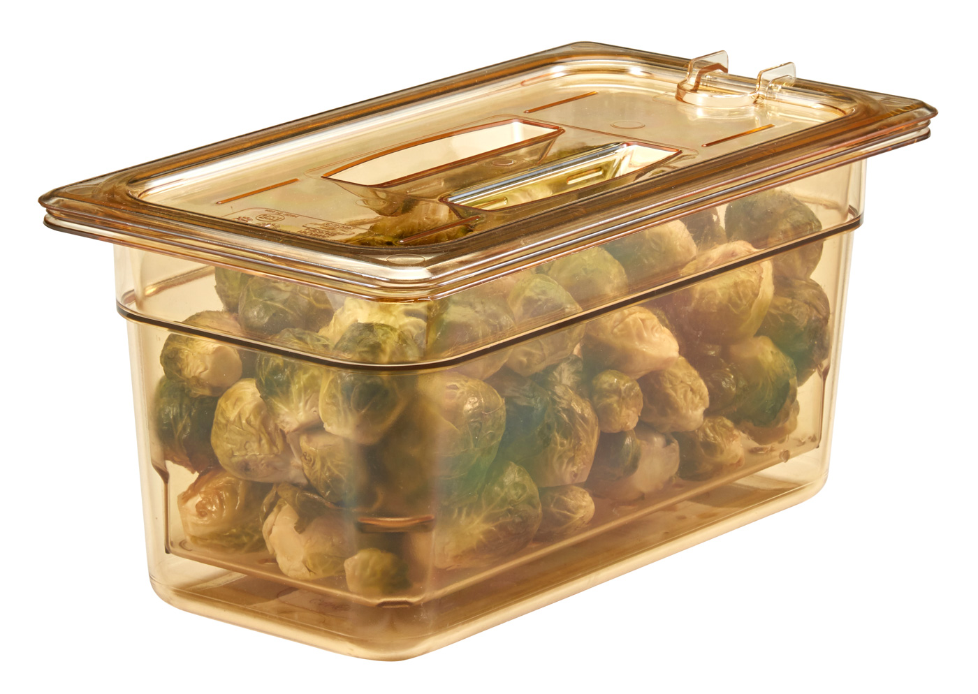 H-PAN™ Hitzebeständige GN-Behälter Deckel mit Kerbe und Griff GN 1/3 von Cambro