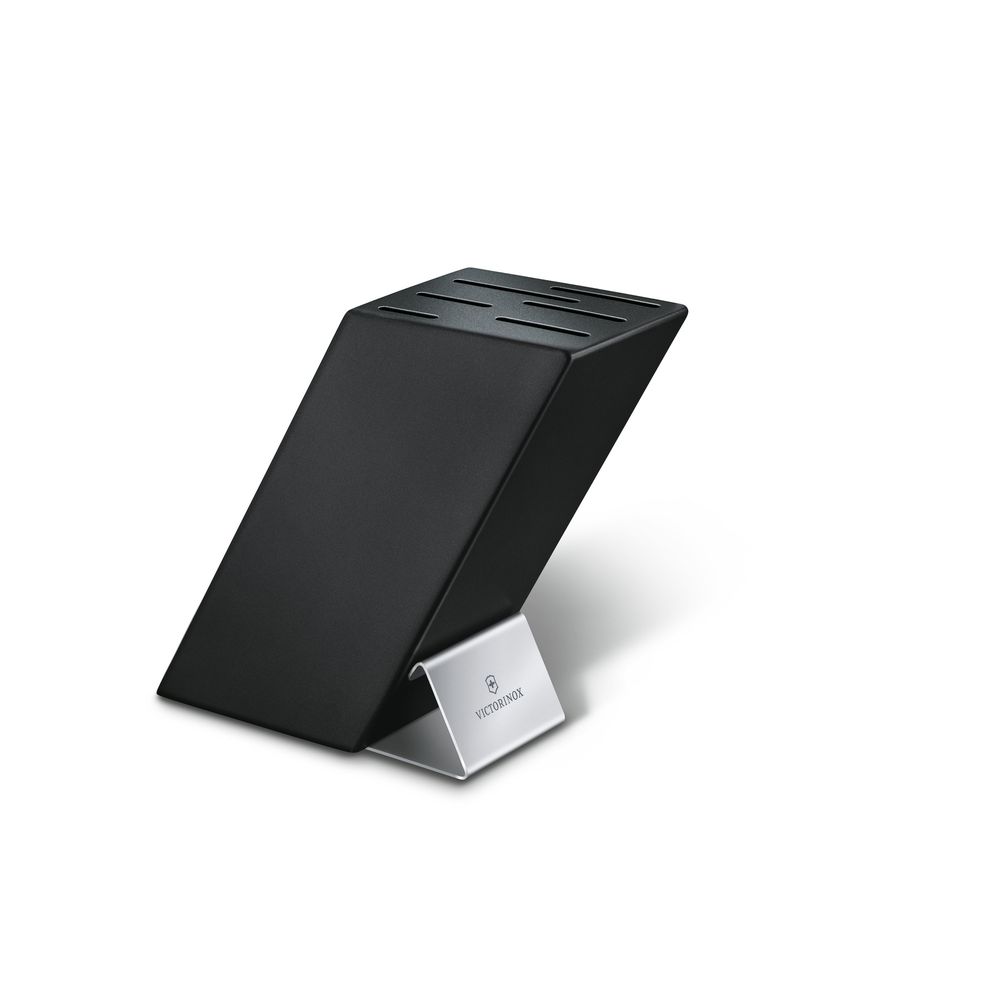 Victorinox Swiss Modern Messerblock, leer, Buchenholz schwarz
