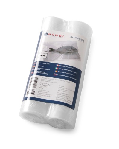 HENDI Vakuum Kochbeutel Rolle, geprägt - 300x6000 mm