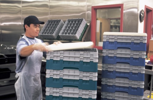 Basiskorb Camrack® mit 2 Extender von Cambro