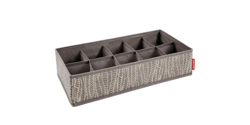 Organizer für Socken und Unterwäsche FANCY HOME 40 x 18 x 10 cm, cappuccino