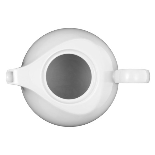 Seltmann Unterteil zur Teekanne 1,25 l, rund, Form: Trio, weiss, hohe Kantenschlagfestigkeit, Made in Germany