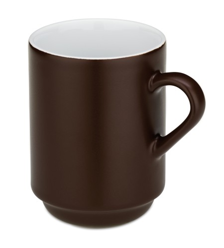 Tasse Mattia Keramik braun 2er Set 11,0 cm 7,5 cm Ø 300,0 ml von Kela