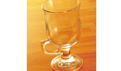 Irish Coffee Becher auf Fuß m. Hkl. 25cl Arcoroc transparent (gehärtet)