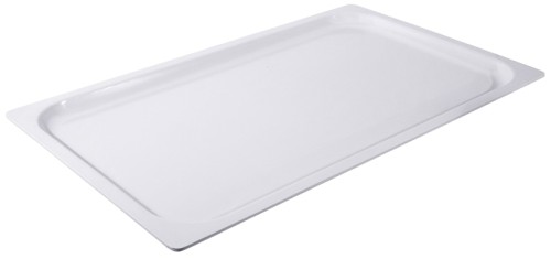 GN-Behälter aus Melamin aus porzellanweißem Melamin, schwere Qualität GN: 1/1, Höhe: 2 cm, Volumen: 1,4 l