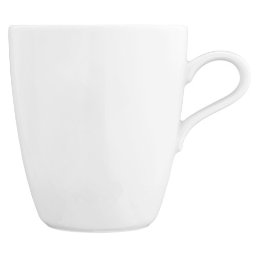 Seltmann Becher mit Henkel 0,40 l, rund, Form: Life, weiss5015 Amber Gold, hohe Kantenschlagfestigkeit, Made in Germany