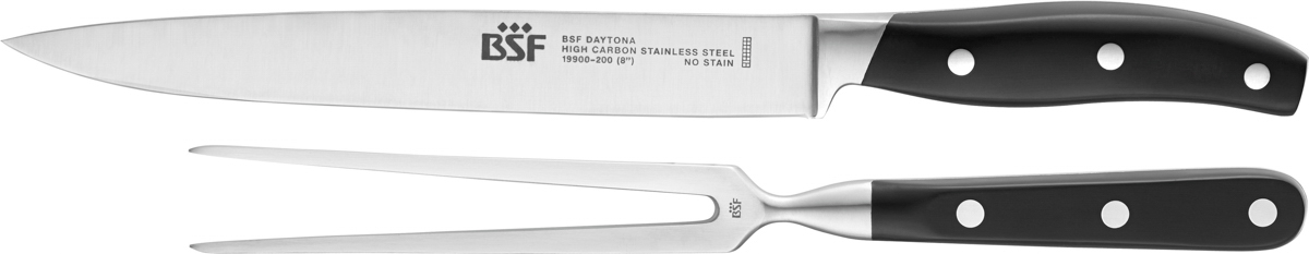 Messerset, 2-tlg, Kunststoff, Serie: Daytona. Marke: BSF