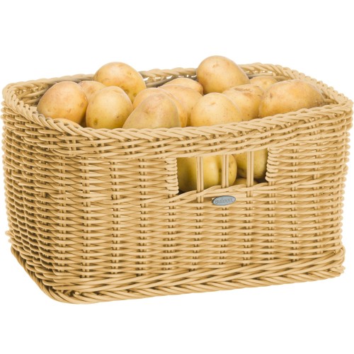 Westmark Einschubkorb eckig, 32x23x16,5 cm, Grifföffn. seitl., hellbe