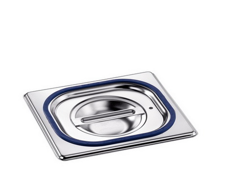 Blanco GN-DECKEL 1/6 Edelstahl, mit Silikondichtung