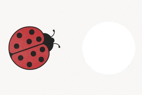 DUNI Dunicel-Lätzchen 40x60cm 8x50 Marienkäfer 50 Stück