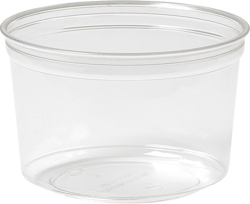 Duni Deli-Schale Crystal 500 ml Transparent ungeteilt, 350 Stk/Krt (10 x 35 Stk)