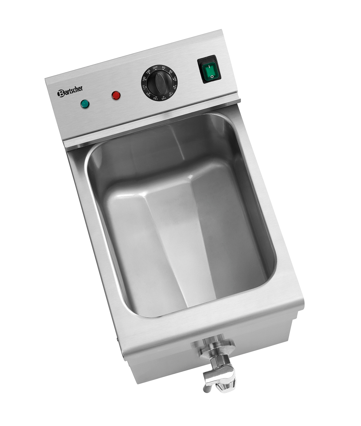 Bartscher Induktions-Fritteuse 8L Plus |Eigenschaften: Heizelement aus Kupfer | Maße: 29x 56,5 x 41,5 cm. Gewicht: 12,5 kg