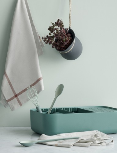 GROW-IT Kräutertopf grau, Maße: 130 x 130 x 130 mm