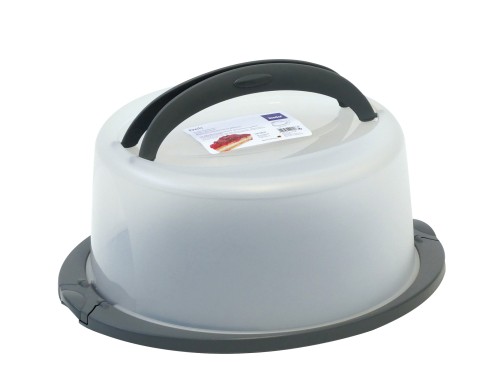 KELA Tortencontainer Deli PP-Kunststoff graphitgrau 38,0x33,0x17,0cm