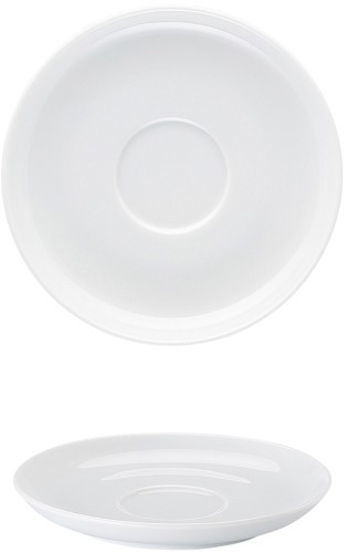 Arzberg Tee-Untertasse 14cm TEAWORLD TUNIS-WEISS