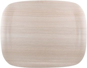 Roltex Speisetablett Earth Wave, 46 x 36 cm, helles Holz