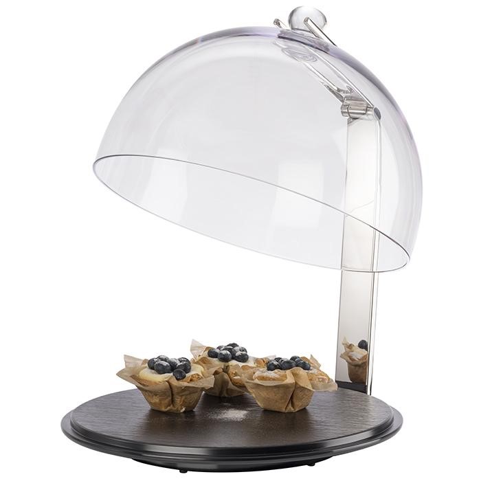 APS Haubenhalterung "Flexibel" aus Metall. 32 x 30 cm, Höhe: 38 cm mit rutschfesten Füßen