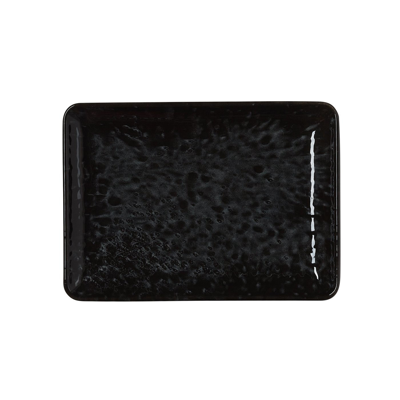 Teller, flach, 18 x 13 cm, Set á 6 Stück, night, Porzellan Flache Ausführung, Farbe: Night