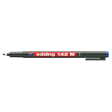 edding Folienstift 142 M 1mm blau nicht dokumentenecht