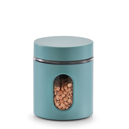 Vorratsglas, 600 ml, eukalyptus. Ø: 100 mm. Höhe: 122 mm.