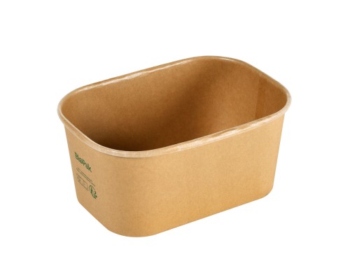 Duni Brick Box Medium 1000 ml Braun ungeteilt, 300 Stk/Krt (6 x 50 Stk)