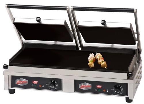 NEUMÄRKER Multi Kontakt Grill III - oben/unten glatt zusätzliche Wechselplatten nicht enthalten 646x379x220 mm
