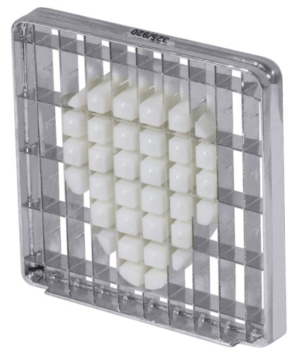 Verzinnter Schneideinsatz 10x20 mm zu Pommes frites-Schneider ganz aus Edelstahl 18/10 (auch Bodenplatte), auswechselbare