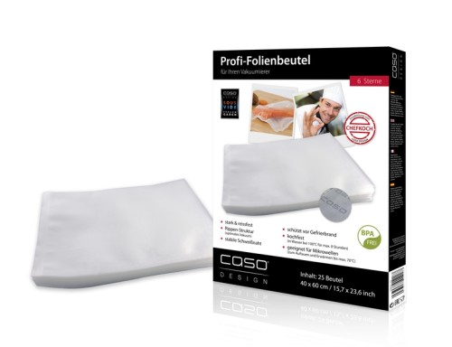 CASO Folienbeutel 40x60 cm, 25 St.