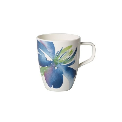Villeroy & Boch Artesano Flower Art Becher mit Henkel, Inhalt: 0,38 l