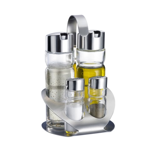 Westmark Menage Salz, Pfeffer, Essig & Öl »Wien«, 4tlg