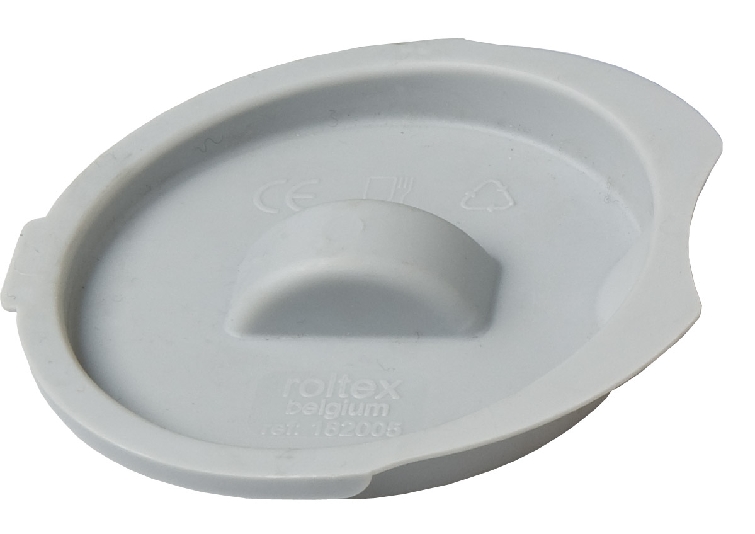 Roltex DECKEL, passend für Saftkanne LUCY, Inhalt: 0,5 Liter, Farbe: grau, aus Polypropylen.