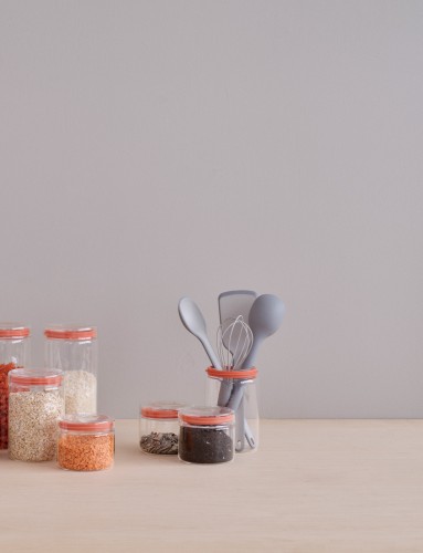 COOK-IT Rührlöffel grau, Maße: 305 x 75 x 15 mm