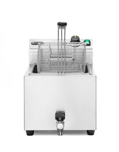 Fritteuse 10 Liter, 400V, 6600W, HENDI, Profi Line, 10L, 400V/6600W, 302x687x(H)375mm