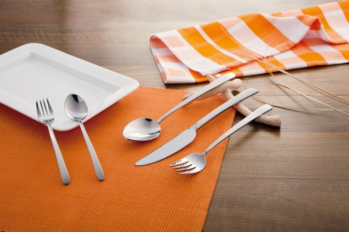 Kaffeelöffel Ovora. Chromnickelstahl.