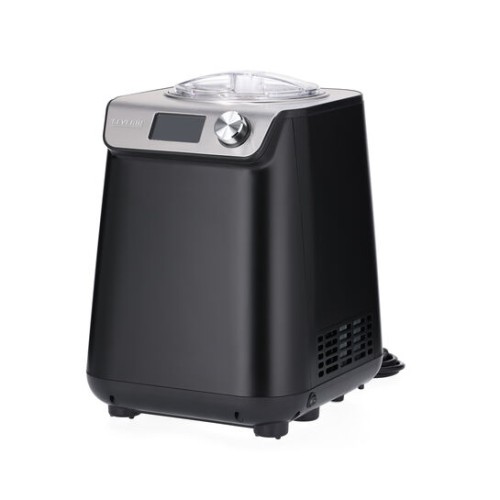 Severin Kompakt-Eismaschine mit Kompressor, 1.2l Fassungsvermögen, hochwertiges Gehäuse mit Edelstahl-Applikation, innovative