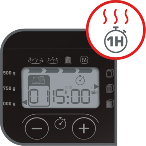 Tefal Brotbackautomat Pain&Délices [20 automatische Programme; 3 Brotgrößen und Bräunungsgrade einstellbar; auch für Kuchen-,