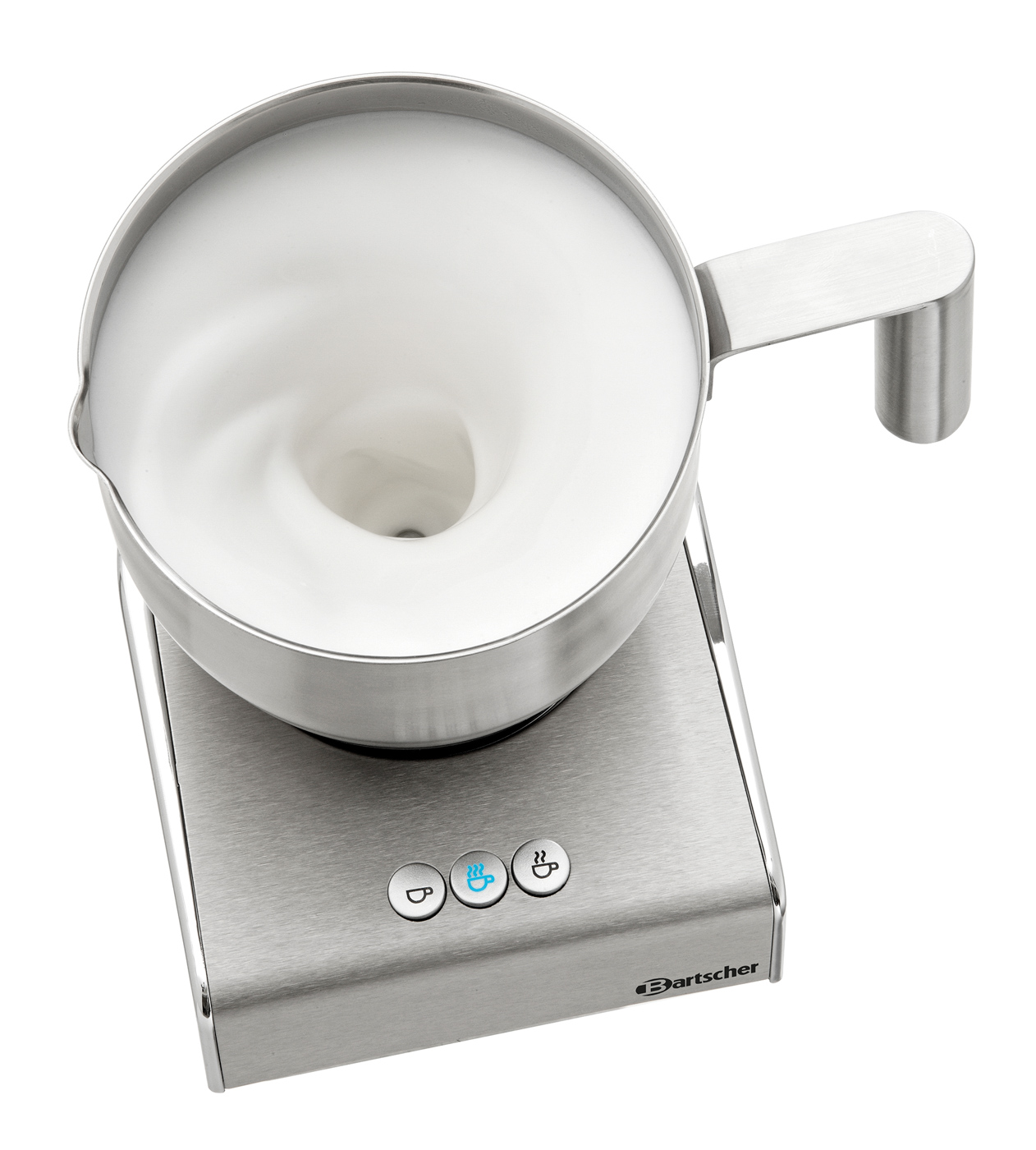 Bartscher Milchaufschäumer Induktion MSI400 |Funktionen: Aufschäumen/Erhitzen bei 65 °C |Maße: 12,5 x 15 x 18,0 cm. Gewicht: 1,1 kg