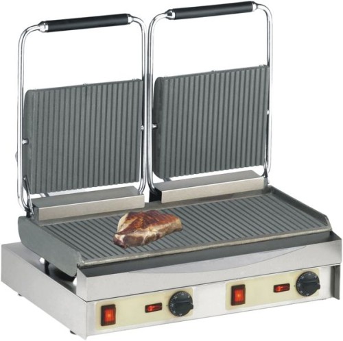 NEUMÄRKER Eco Kamtschatka-Grill - oben/unten geriffelt ohne Digitaltimer 585x400x230/590 mm